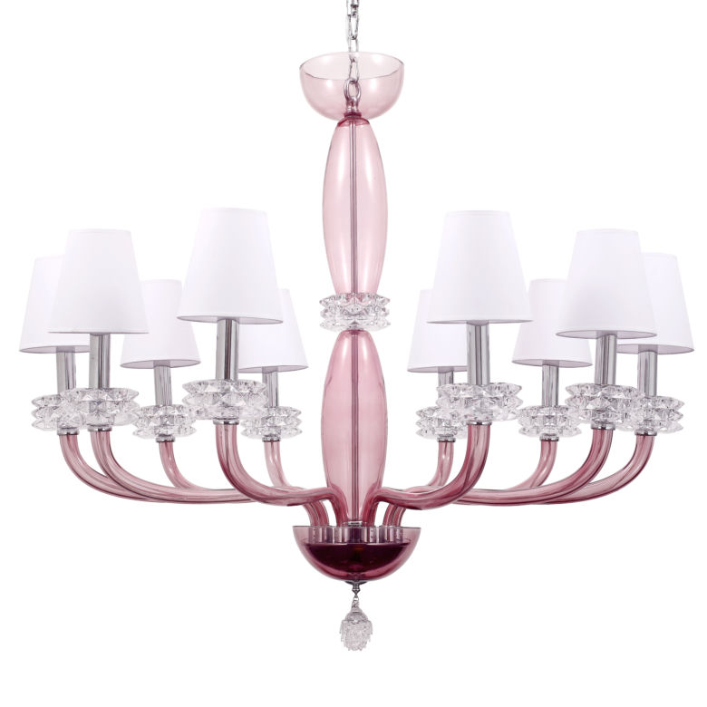 Żyrandol Crystal Star White