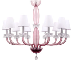 Żyrandol Crystal Star White