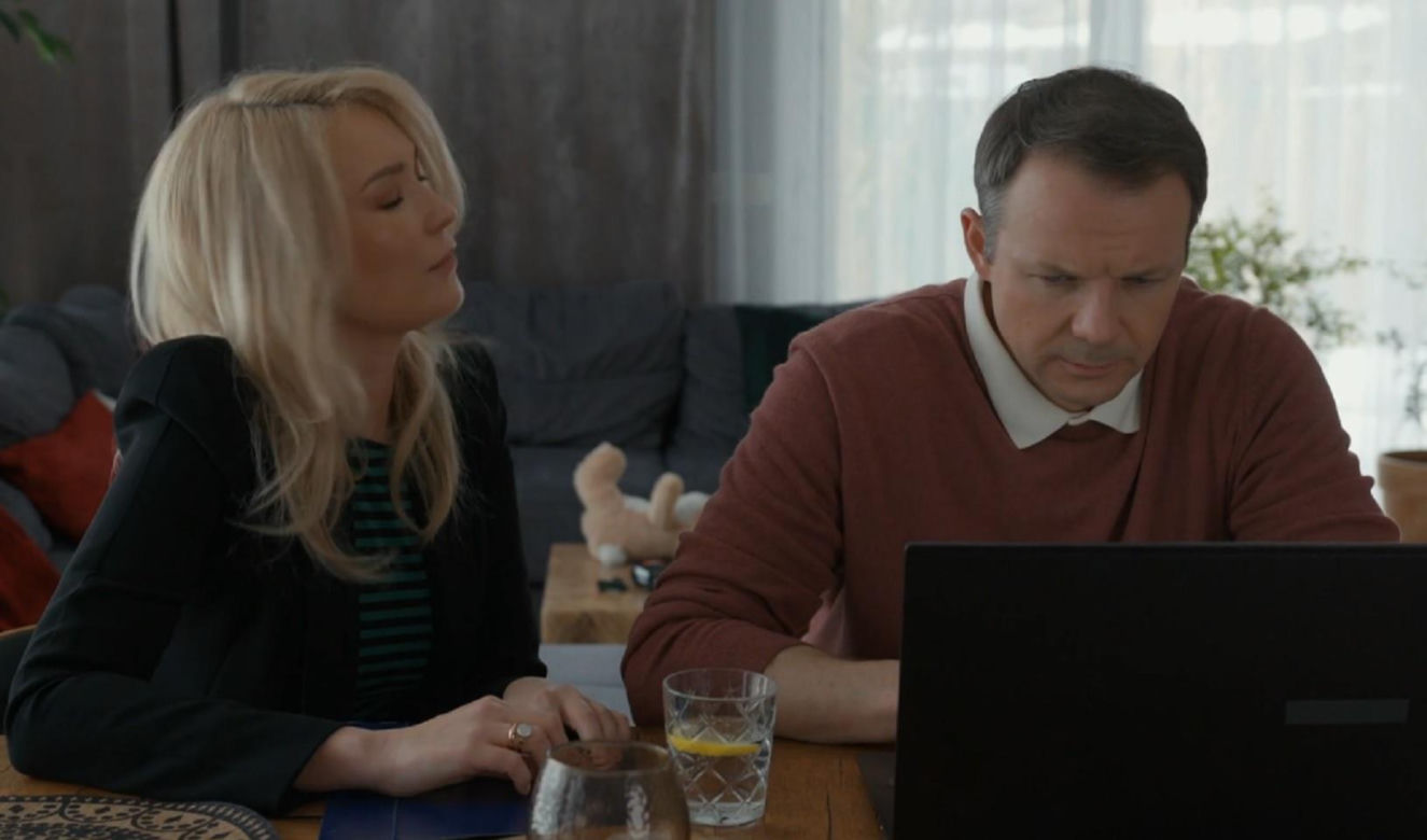 Barwy szczęścia odc. 3391. Bruno (Lesław Żurek), Karolina (Marta Dąbrowska)