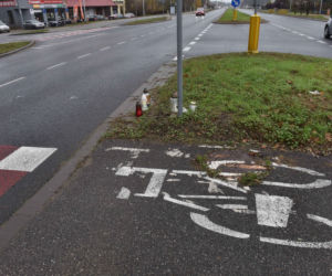 Rowerzysta zginął w piątek trzynastego. Kierowca potrącił go przy Szosie Chełmińskiej w Toruniu