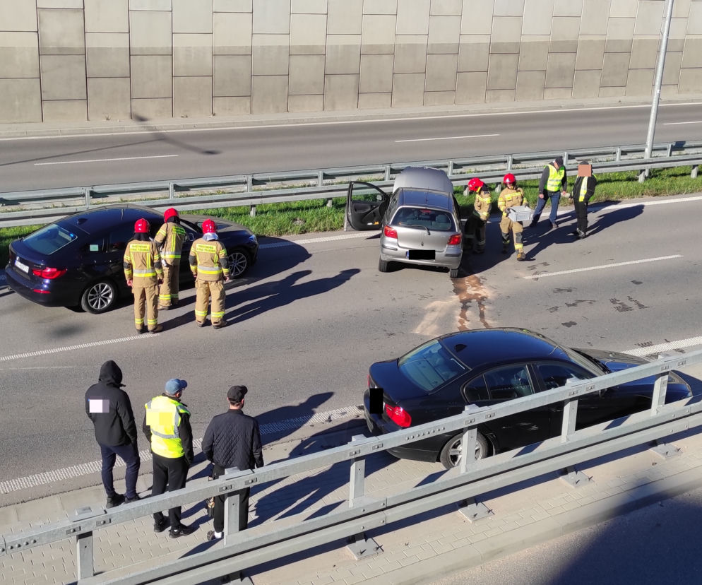 Białystok. Wypadek na Trasie Niepodległości 27.09.2021