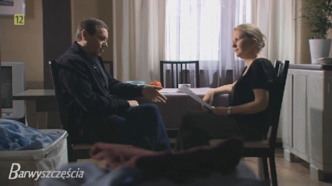 Barwy szczęścia po wakacjach 2015. Zenek Grzelak (Jan Pęczek), Basia (Sławomira Łozińska)