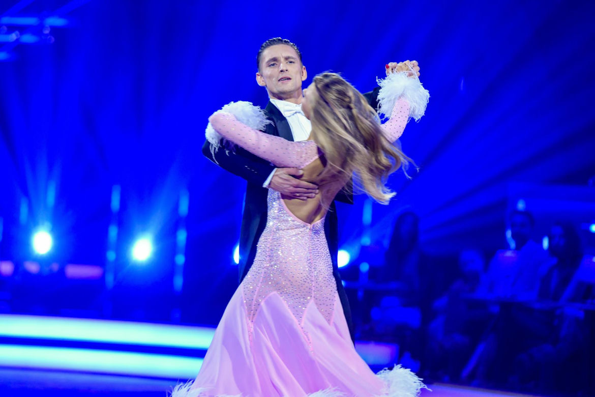 Agnieszka Kaczorowska i Filip Gurłacz