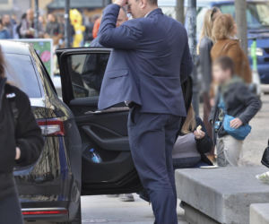 Minister rolnictwa Stefan Krajewski na jarmarku wielkanocnym