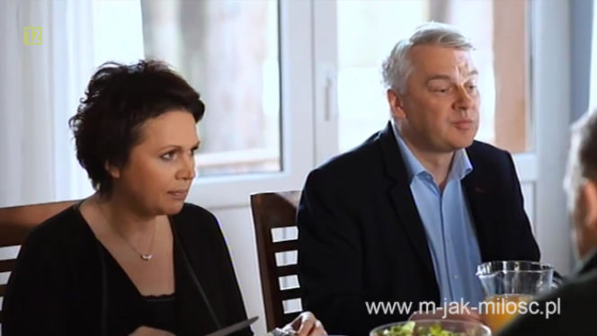M jak miłość odc. 1143. Marysia Rogowska (Małgorzata Pieńkowska), Robert Bilski (Zbigniew Stryj)