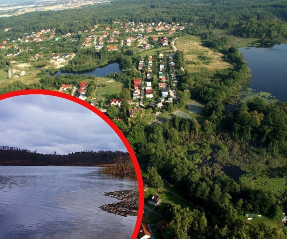 Najbogatsza wieś na Pomorzu. W okolicy znajduje się jezioro polodowcowe