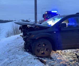 Mokrzyn. Wypadek na DK 20 pod Bytowem