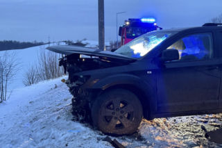 Mokrzyn. Wypadek na DK 20 pod Bytowem