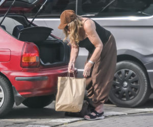 Agnieszka Perepeczko wystroiła się na bazar