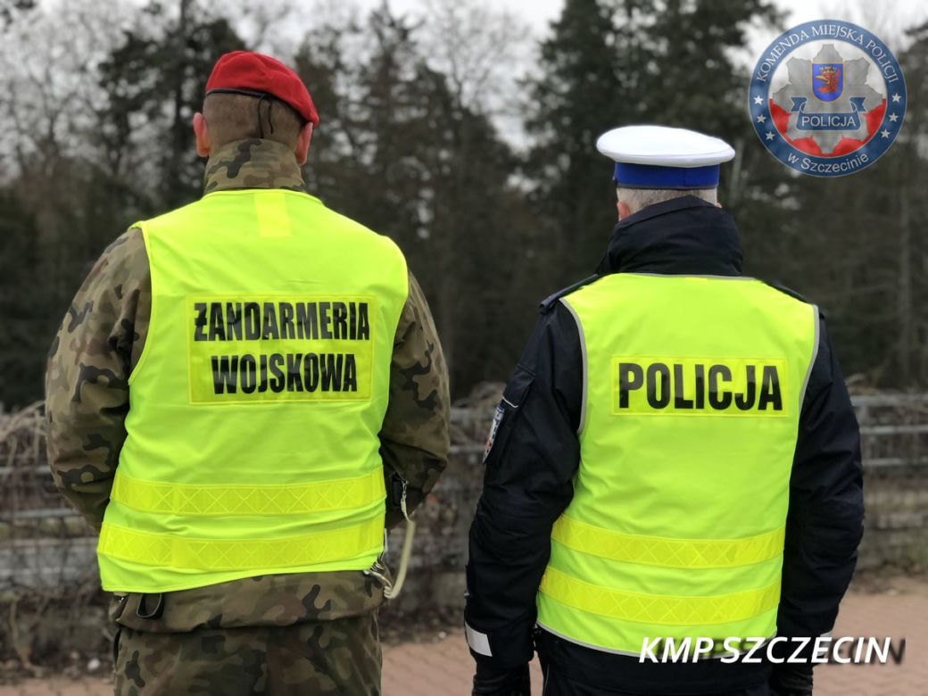 Policja w Szczecinie kontroluje ulice 