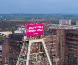 Akcja Greenpeace Knurów