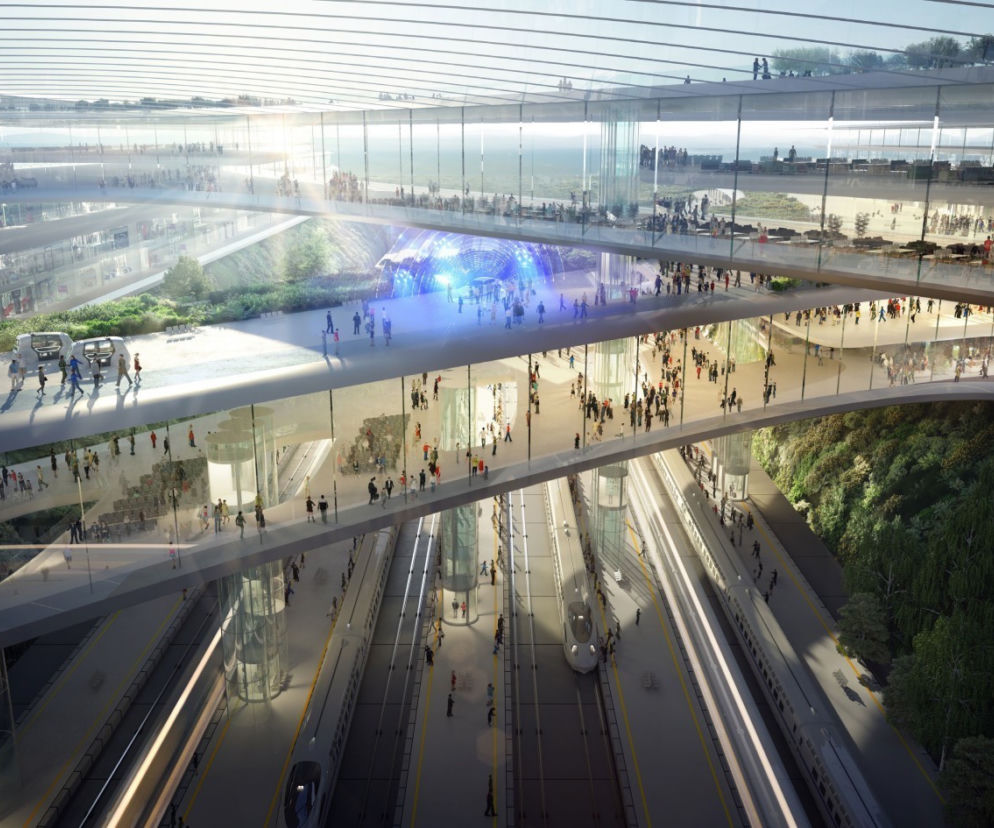 Centralny Port Komunikacyjny: wizja Zaha Hadid Architects