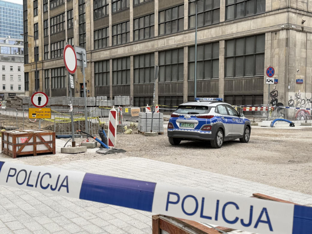 Niewybuch w centrum Warszawy. Zamknięto ulice