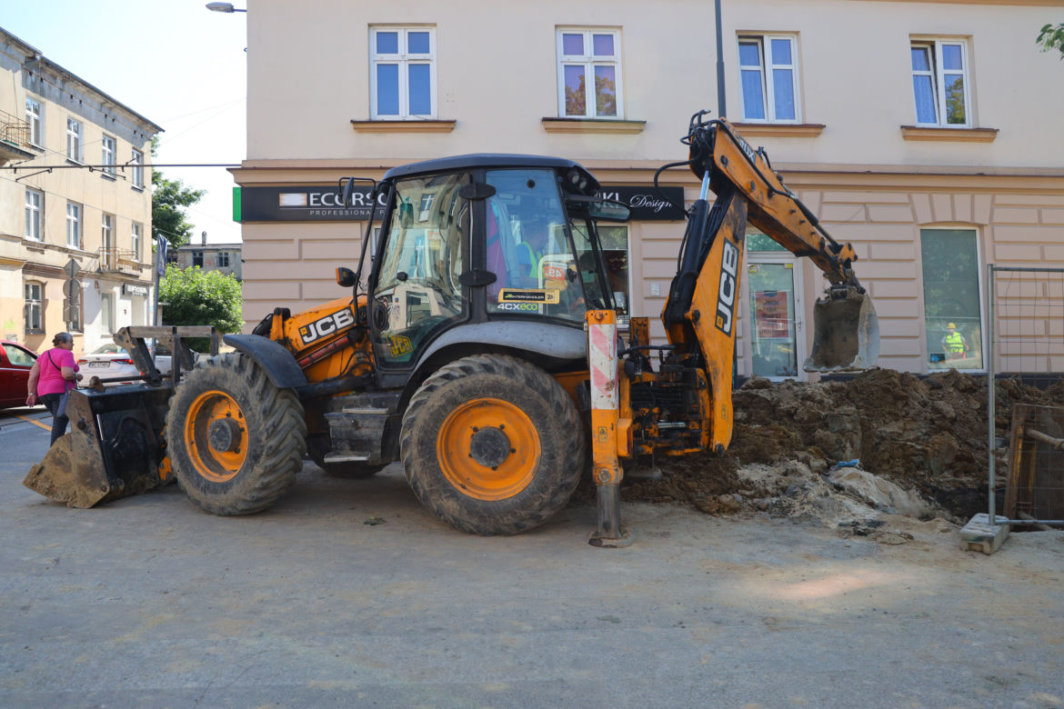 Na ul. Lipowej w Łodzi powstaje kolejny woonerf