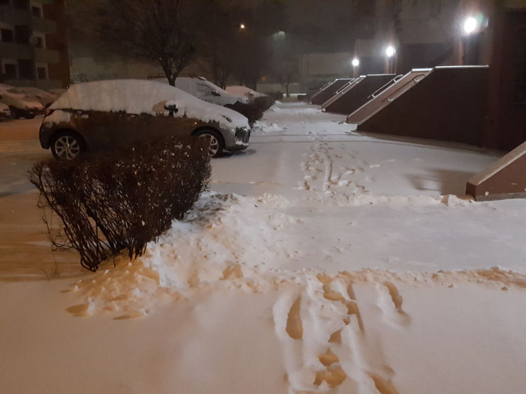Kolejny atak zimy tej zimy w Lesznie. Miasto zasypane śniegiem