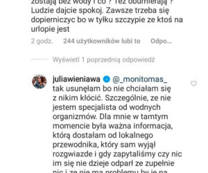 Julia Wieniawa znęca się nad stworzeniami
