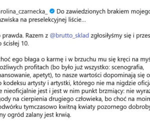 Najgłośniejsza rezygnacja preselekcji. Karolina Czarnecka tłumaczy, dlaczego odpuściła Eurowizję