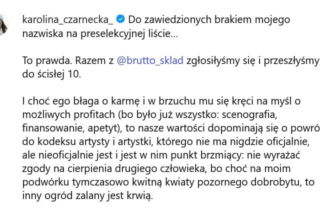 Najgłośniejsza rezygnacja preselekcji. Karolina Czarnecka tłumaczy, dlaczego odpuściła Eurowizję