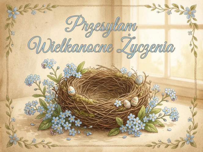 Oryginalna kartka wielkanocna