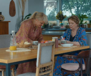 Barwy szczęścia, odcinek 3306. Małgorzata (Adrianna Biedrzyńska), Dżo (Elżbieta Jarosik)