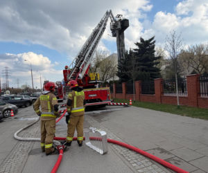 Pożar krzyża Mokotów