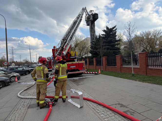 Pożar krzyża Mokotów