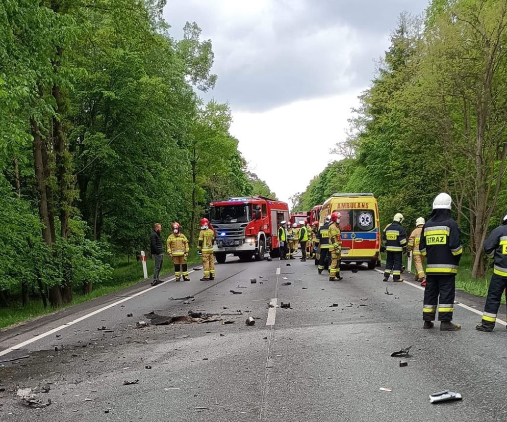 Śmiertelny wypadek na DK 11! Zderzenie dwóch pojazdów w Murzynówku