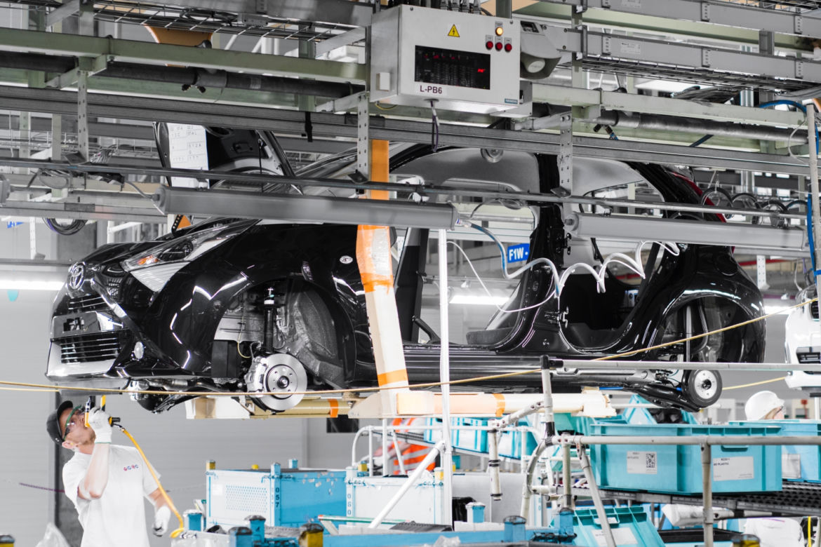 Fabryka w Kolinie - produkcja Toyoty Aygo