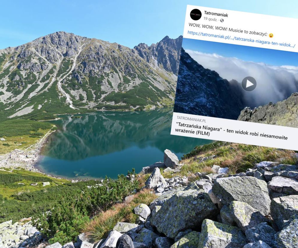 Niagara w Tatrach. Zjawisko zachwyca, ale jest też niebezpieczne