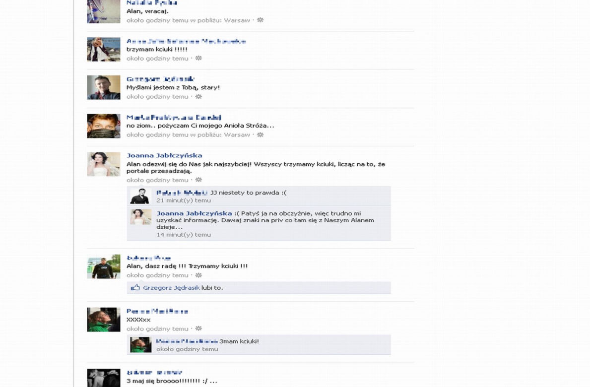 facebook Andersza- post Jabłczyńskiej