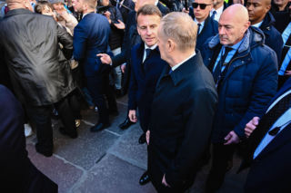 Emmanuel Macron już w Gdańsku i wzbudza ogromne zainteresowanie!