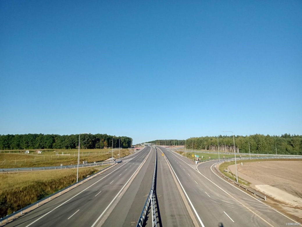 Kolejny odcinek A2 skończony. Kierowcy pojada trasą Kałuszyn - Groszki!