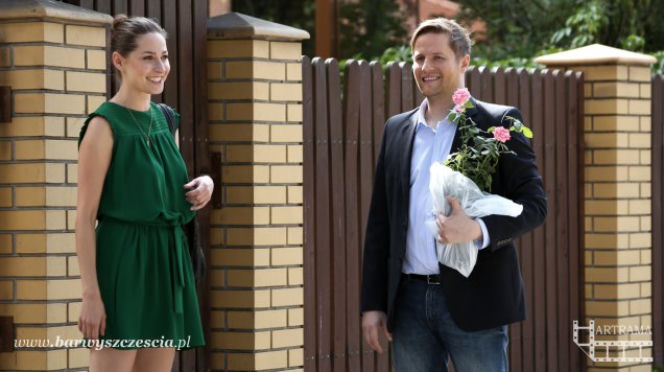 Barwy szczęścia. Marlena (Magdalena Grąziowska), Marcel (Kamil Maćkowiak)