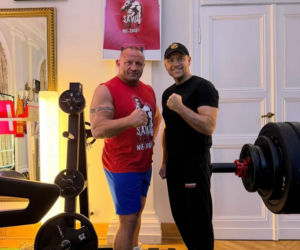 Wielkie wyciskanie Karola Nawrockiego i Mariusza Pudzianowskiego. Pudzian podsumował to jednym zdaniem