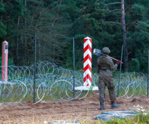 Nominki. Tak powstaje płot na granicy polsko-białoruskiej [ZDJĘCIA]