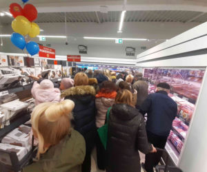 Białystok. Otwarcie nowego Lidla przy ul. Antoniuk Fabryczny