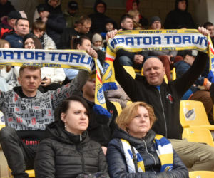 PRES Grupa Deweloperska Toruń - Stelmet Falubaz Zielona Góra, zdjęcia kibiców i zawodników ze sparingu na Motoarenie