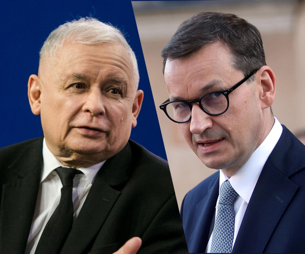 Jarosław Kaczyński i Mateusz Morawiecki. O sporze polityków w sprawie kryptowalut przeczytasz na SE Polityka.
