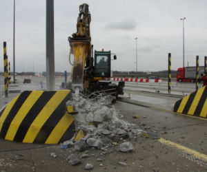 Remont A2. Usuwanie wysepek na PPO Pruszków