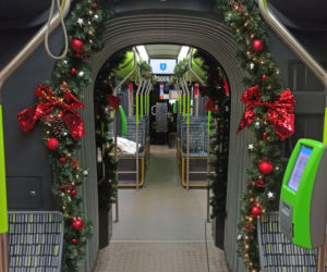 Świąteczny tramwaj wyjechał na olsztyńskie trasy