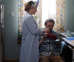 	O mnie się nie martw. Iga Małecka (Joanna Kulig), Krzysiek (Paweł Domagała)