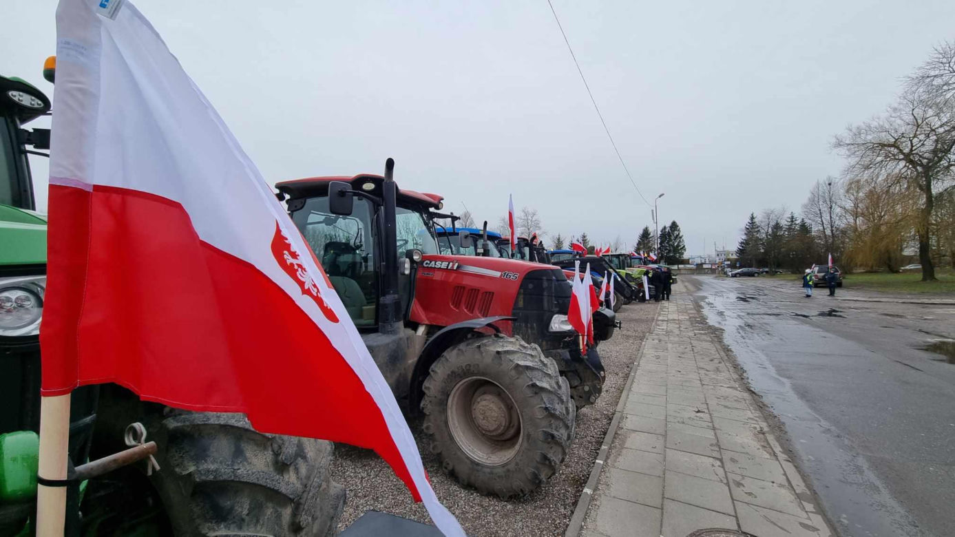 Protest rolników w Koszalinie