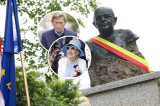 Kazimierz Dejmek uhonorowany skwerem i popiersiem. Gwiazdy kina i teatru uczestniczyły w ważnej uroczystości