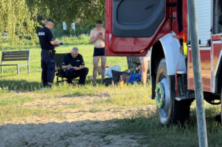6-latka pod wodą pod Otwockiem