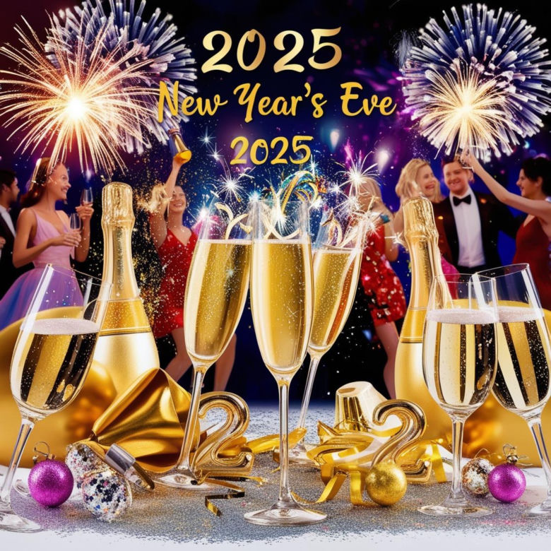 Kartki noworoczne 2025 z życzeniami