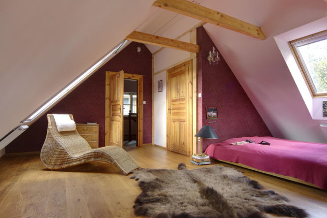 Drewniany dom na Podlasiu