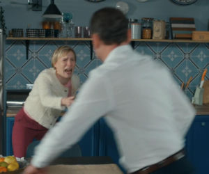 Barwy szczęścia, odcinek 3270. Sonia (Weronika Nockowska), Stefaniak (Paweł Ławrynowicz)