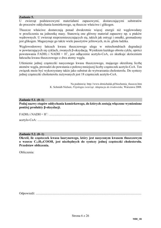 Matura 2020 ARKUSZE CKE z biologii POZIOM ROZSZERZONY 
