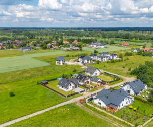 Głosków, gmina Piaseczno. Nowe osiedle deweloperskie
