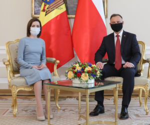 Prezydent Duda spotkał się z prezydent Mołdawii